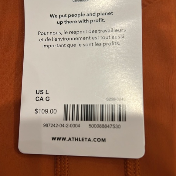 NWT Athleta Ultimate Stash II 7/8 Tight - Picture 3 of 3